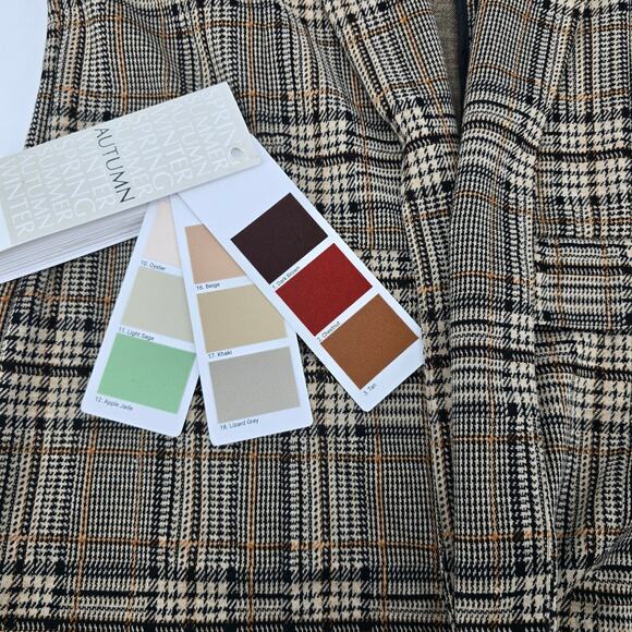 Liverpool Los Angeles Boyfriend Blazer – Tan/Black Glen Plaid - Picture 5 of 9